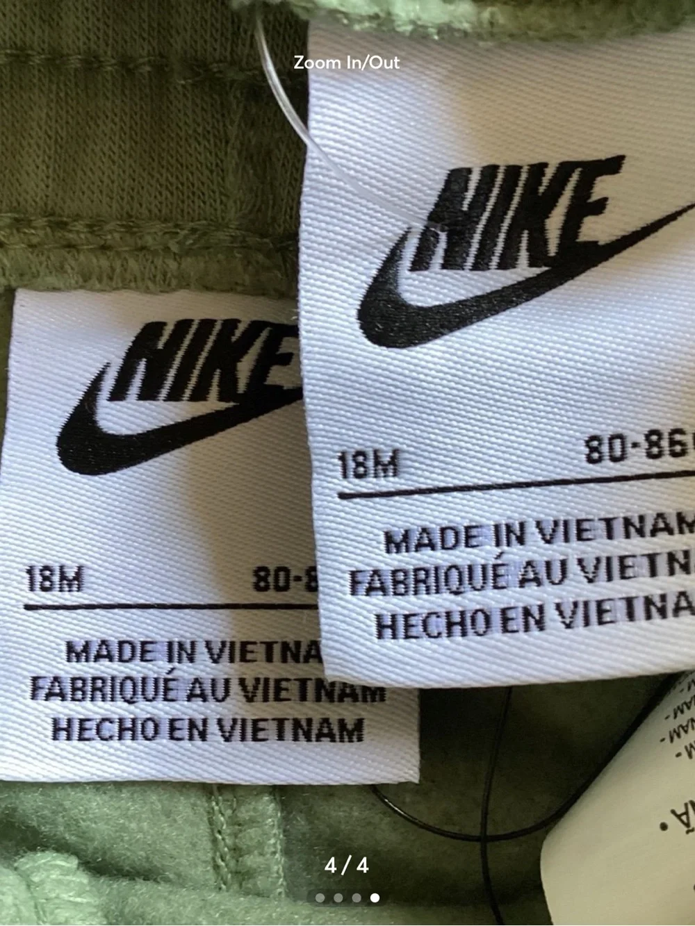 Nike Hoodie & joggers Set size 18 months(NWT) ~FIRM, NO OFFERS~ - Picture 4 of 4